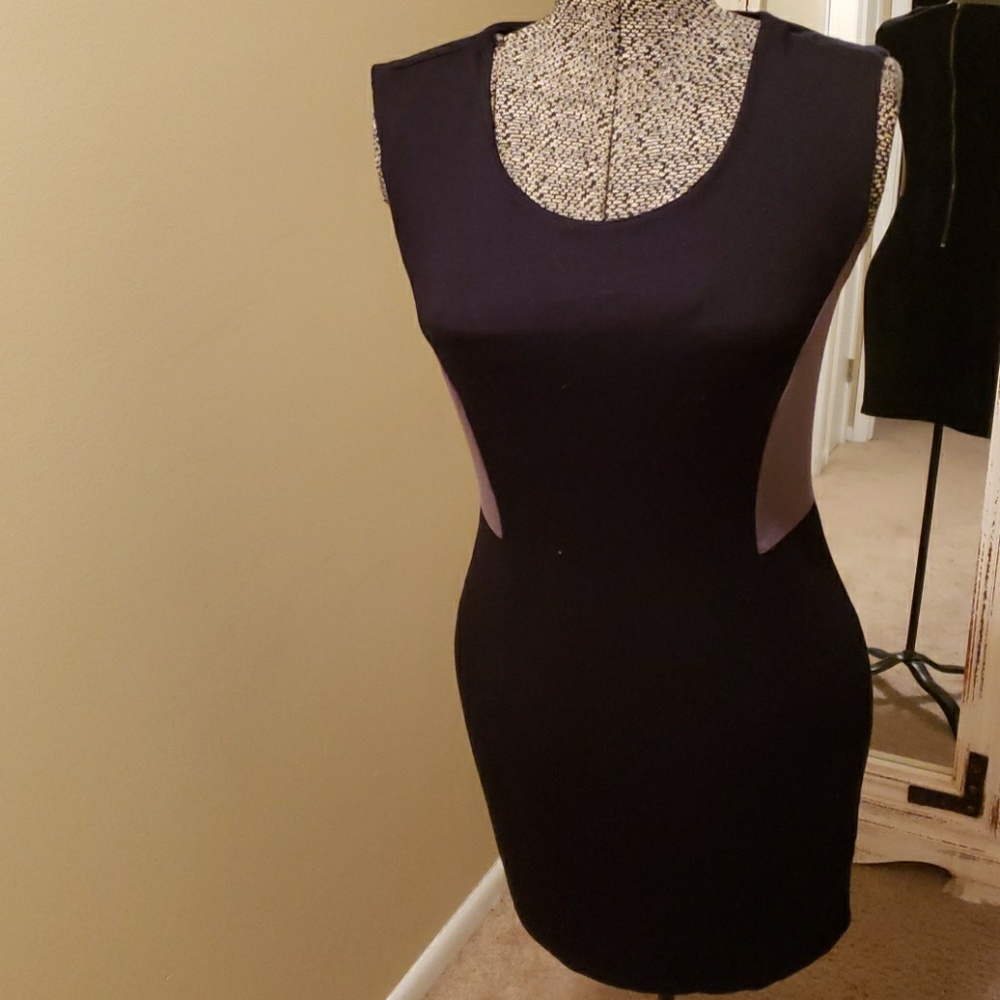 Forever 21 Black and Grey Cocktail Dress